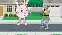 Click to watch 'Hoppy Bunny' (popup) Aqua Teen Hunger Force